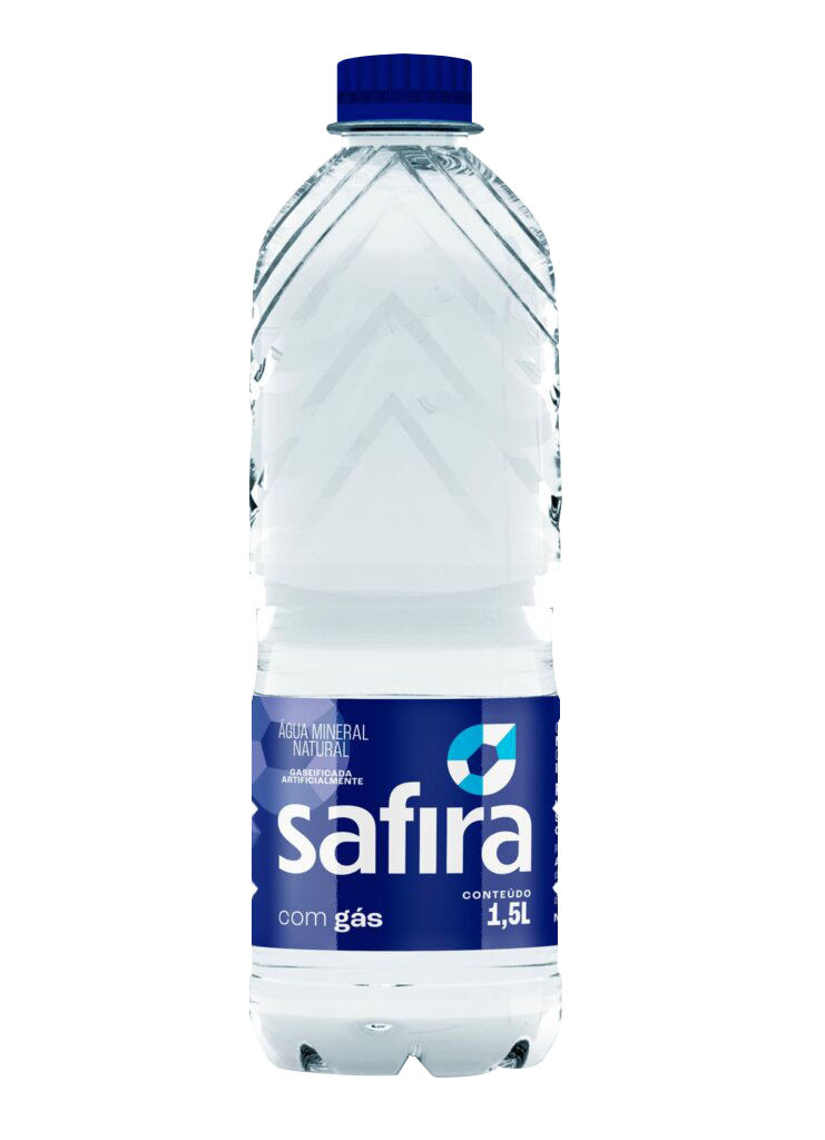 Água Mineral Natural Safira COM GÁS